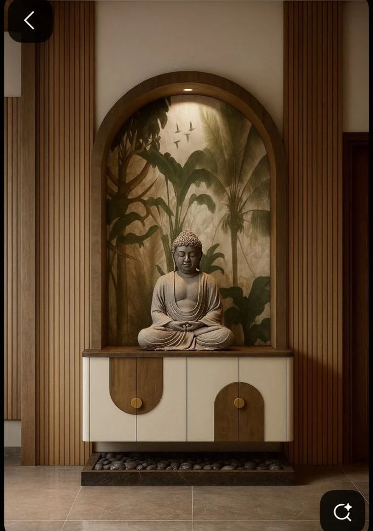 Grand pooja alcove interior design Amravati